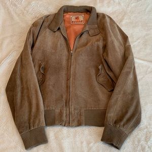 Vintage Baracuta Harrington G9 Tan Suede jacket